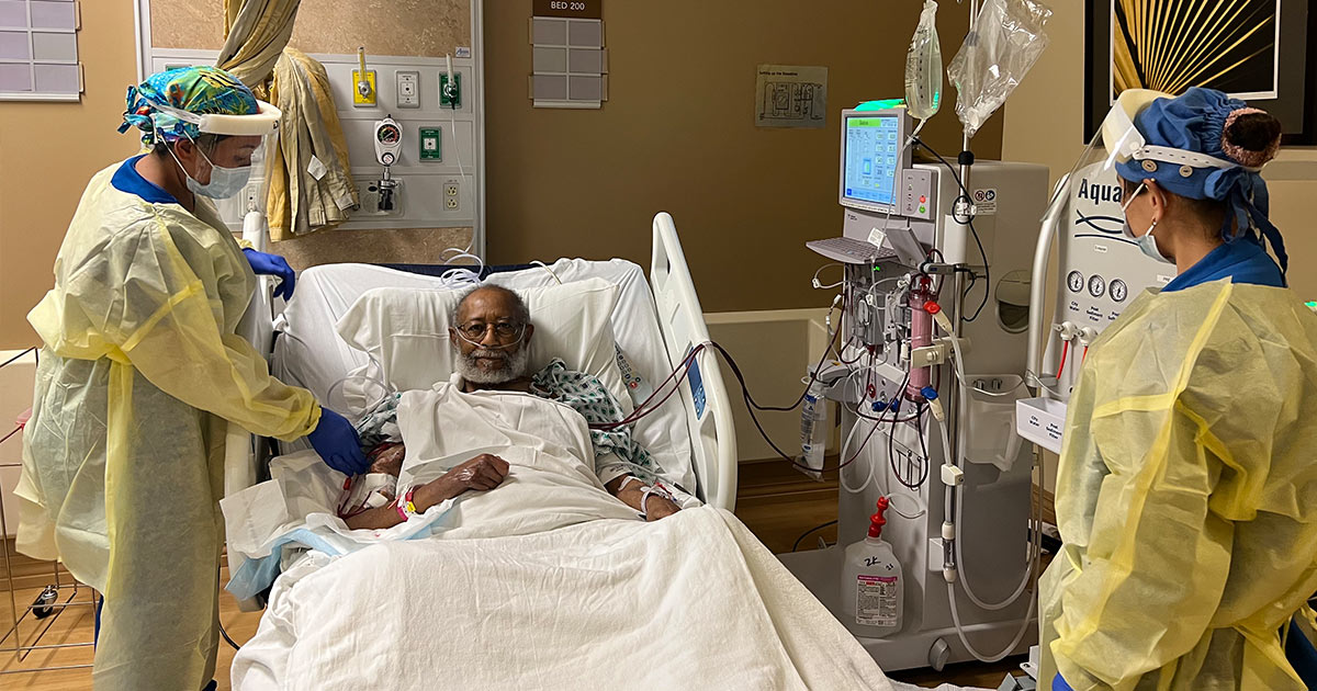 LVMC Treats First Dialysis Patient